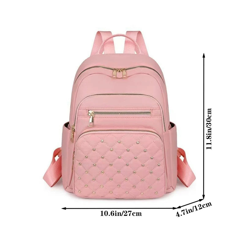 Travel backpack, double-shoulder bag, fashionable travel schoolbag, women's large-capacity multi-purpose bag