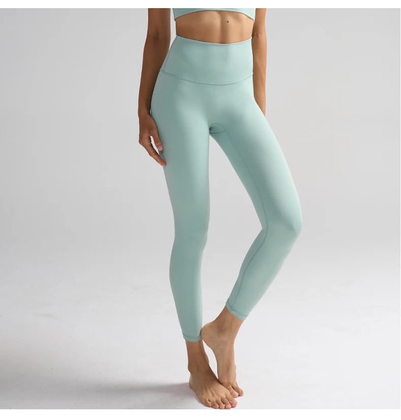 Hohe Taille Nacktgefühl Leggings Frauen Fitness Laufen Yoga Leggings Hosen Energie Gym Enge Leggings Lässige Workout Leggings