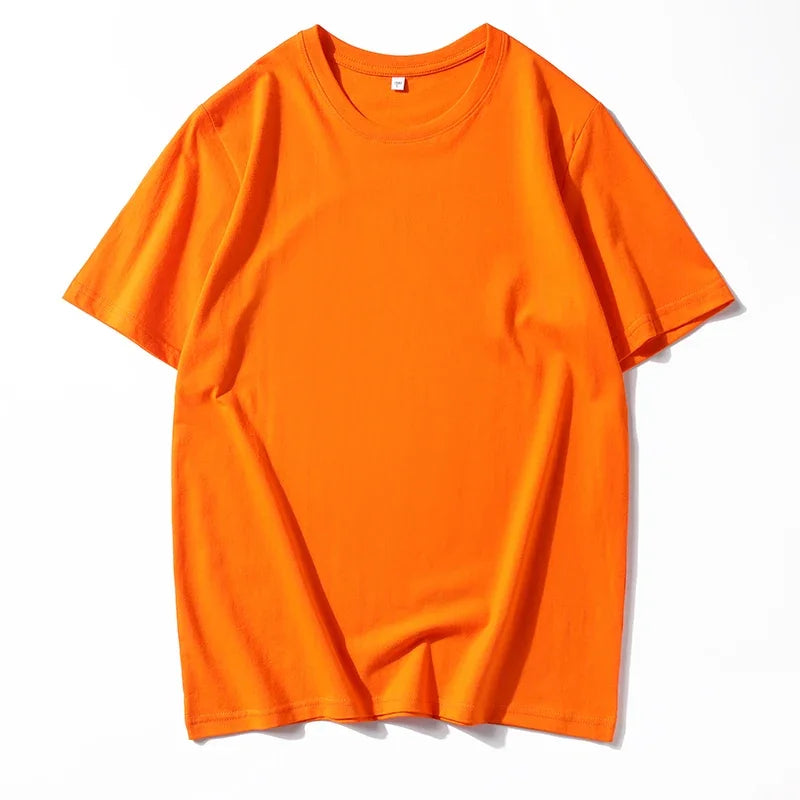 12 Farben übergroßes schweres T-Shirt für Herren, Sommer-Kurzarm-T-Shirt, 100 % Baumwolle, schlichtes Oberteil, lässige Herrenbekleidung