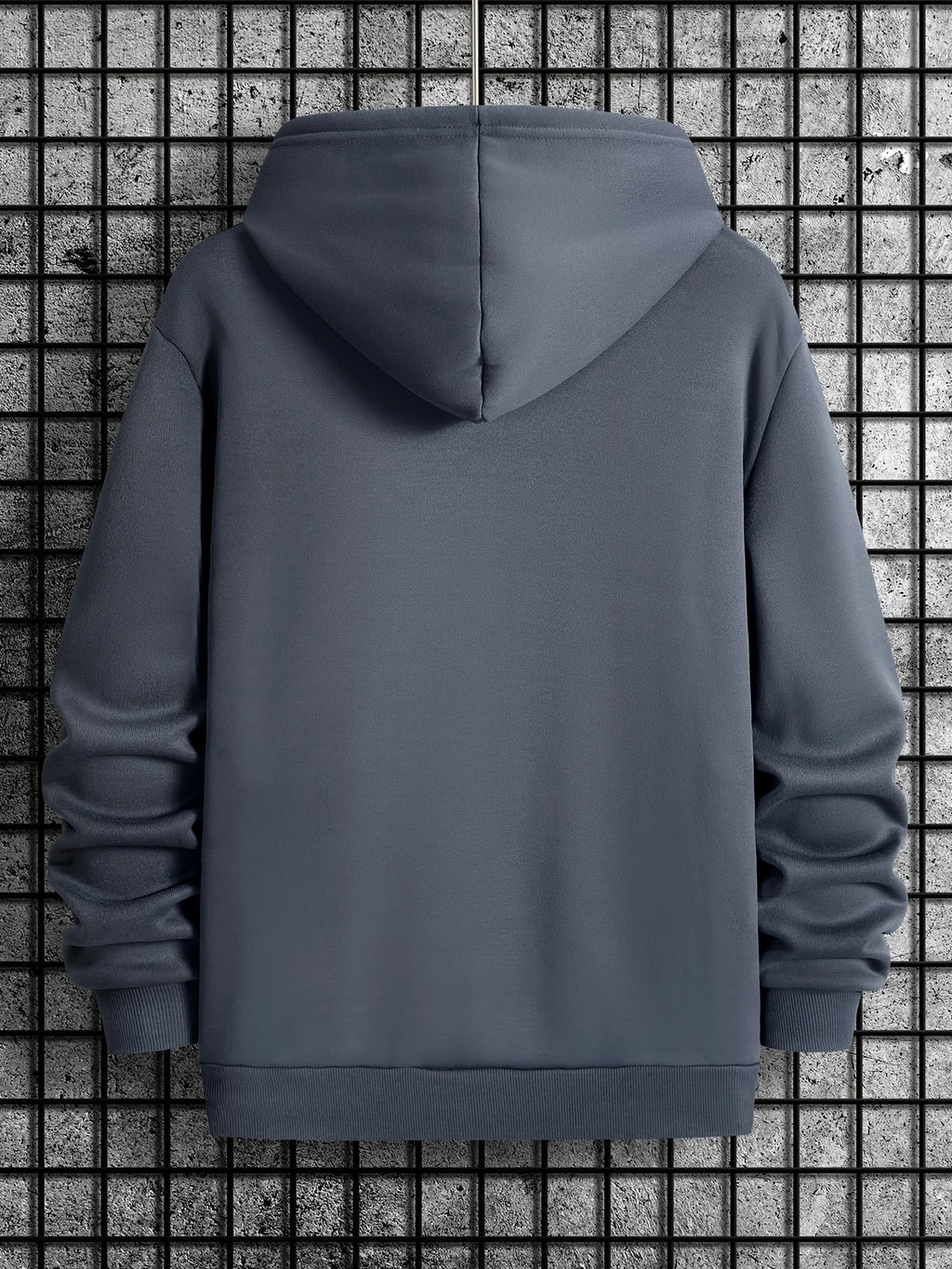 Herren Herbst und Winter lässige Mode lose Paris Muster gedruckt langärmelige Kapuzenpullover warmer Pullover