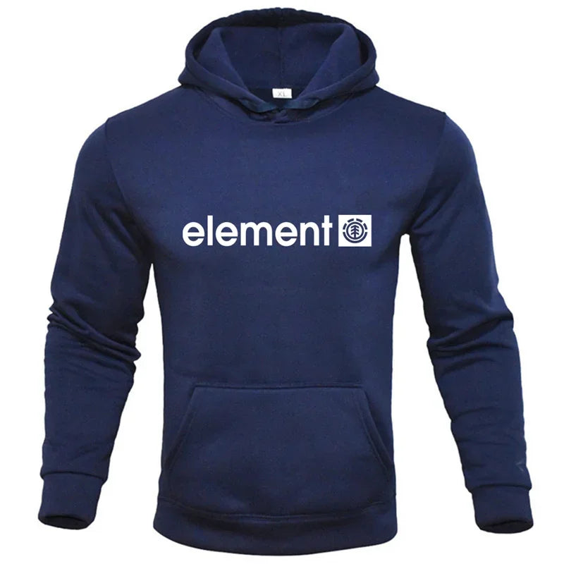 Frühling Herbst männer Hoodies Fleece Druck Sweatshirts Lose Beiläufige Mit Kapuze Pullover Männlich Outdoor Sportwear Langarm Tops