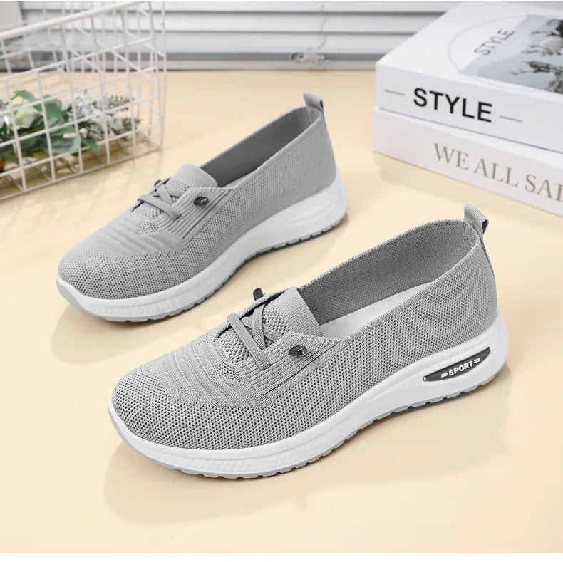 Sommer Damenschuhe Neue Mode Freizeitschuhe Atmungsaktive bequeme Sportschuhe Damenschuhe