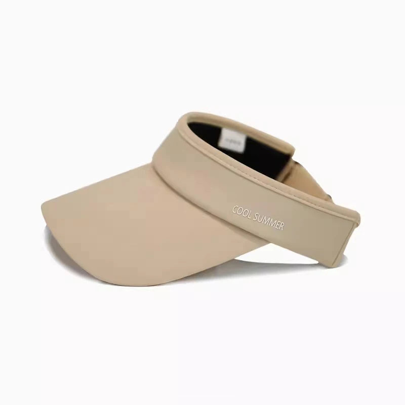 Cooling Stretchy Visor Ice Silk Long Brim Empty Top Hat Summer UV Protection Men Sun Hats Cycling Running Sports Golf Visor Cap