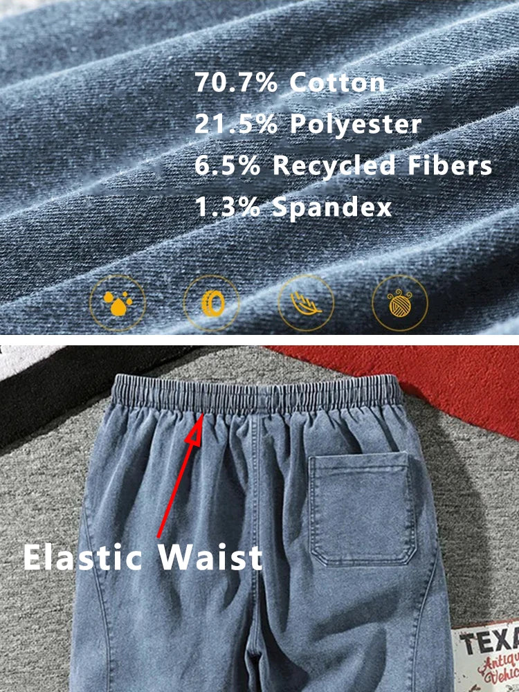 Frühling Sommer Schwarz Blau Cargo Jeans Männer Streetwear Denim Jogger Hosen Männer Baggy Harem Jean Hosen Plus Größe