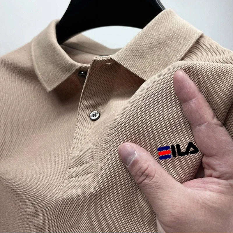 2023 Sommer Neues Herren-Poloshirt mit Revers, bestickt und Anti-Pilling-Poloshirt, kurzärmelig, lässig, heißer Verkauf