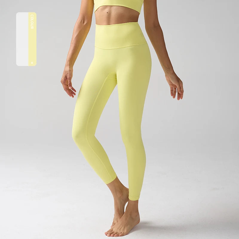 Hohe Taille Nacktgefühl Leggings Frauen Fitness Laufen Yoga Leggings Hosen Energie Gym Enge Leggings Lässige Workout Leggings