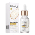 Rice Raw Pulp Serum Hyaluronsäure Gesicht Nährende Feuchtigkeitsspendende Bleaching Anti-Falten Schrumpft Poren Hautpflege Schönheit Gesundheit
