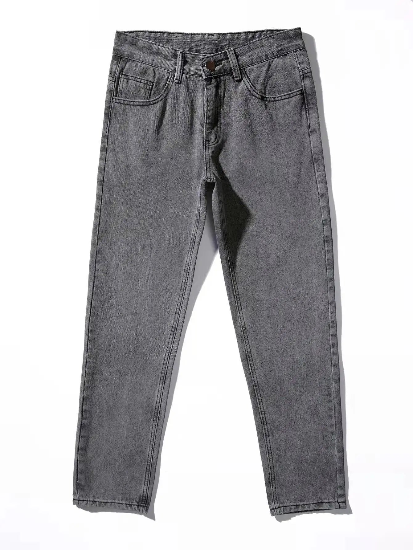 2025, neue Business-Herren-Jeans, lässig, gerade, Stretch, modisch, klassisch, blau, schwarz, Arbeits-Denim-Hose, männliche Markenkleidung, S-3XL