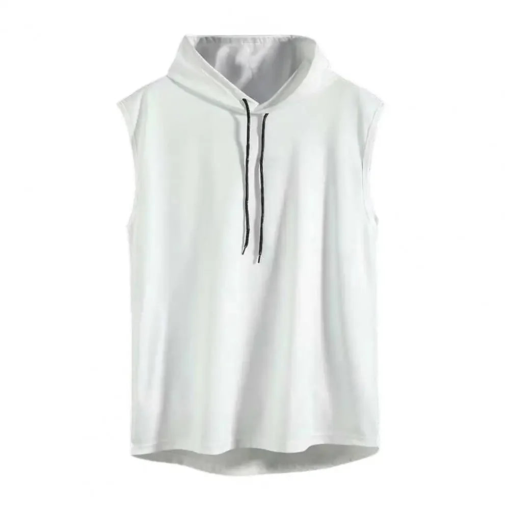 2026 Sommer Herrenmode Ärmelloses Kapuzen-T-Shirt Herren Ärmelloses Kapuzen-Sweatshirt Schnelltrocknende Herren-Sportweste
