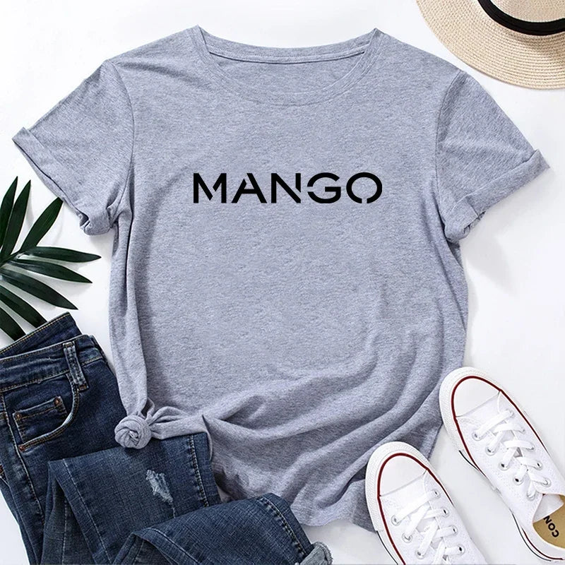 2025, neue Trend Frau Baumwolle T-shirt Frühling Sommer Täglich Casual Mode Oansatz Kurzarm Top Weibliche Hause Outdoor Komfort Tees