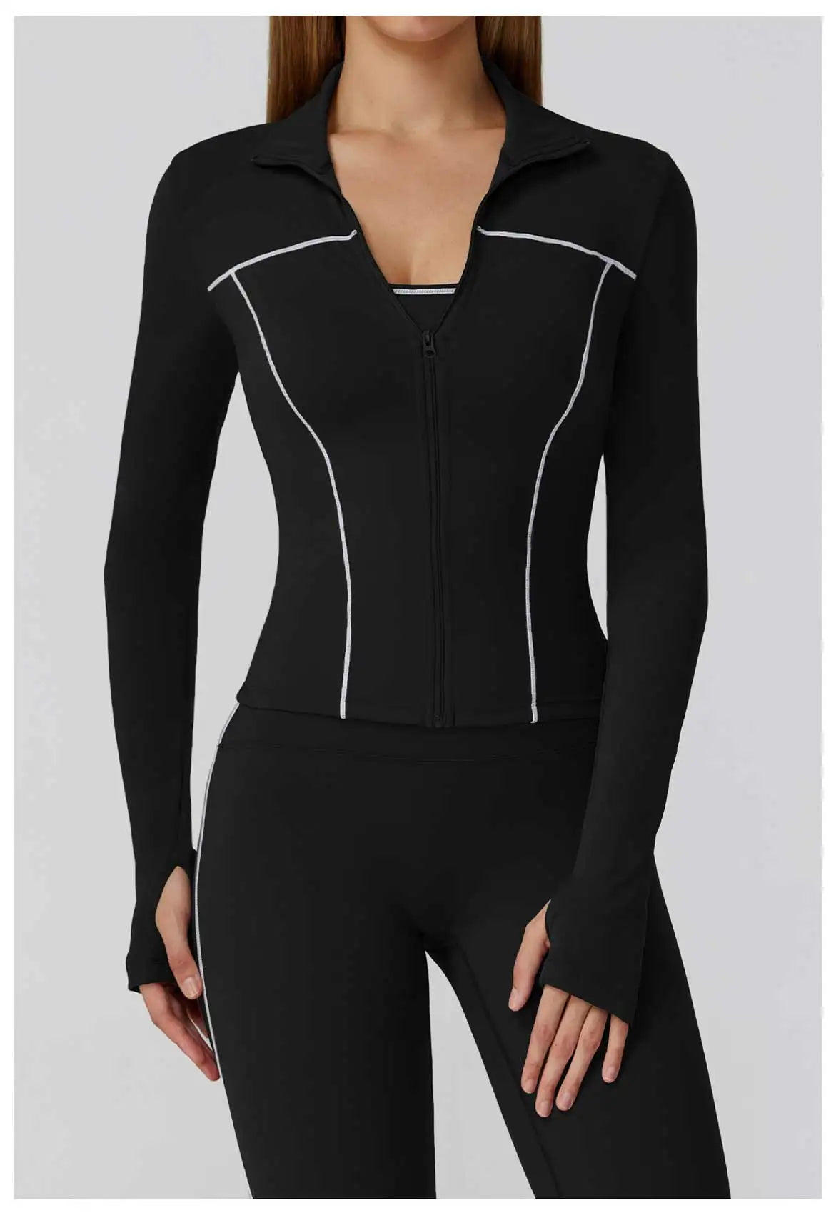 Yoga Kleidung Frauen Sport Jacke Laufen Langarm Shirt Sport Jacken Top Workout Mantel Gym Training Kleidung Workout Yoga Top