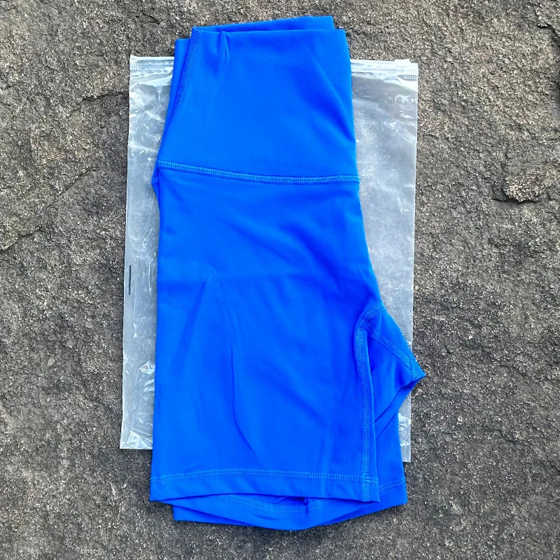 Frauen Sport Biker Shorts Frauen Nackt Gefühl Hohe Taille Yoga Shorts Push-Up Fitness Leggings Bauch-steuer Yoga Dünne Shorts