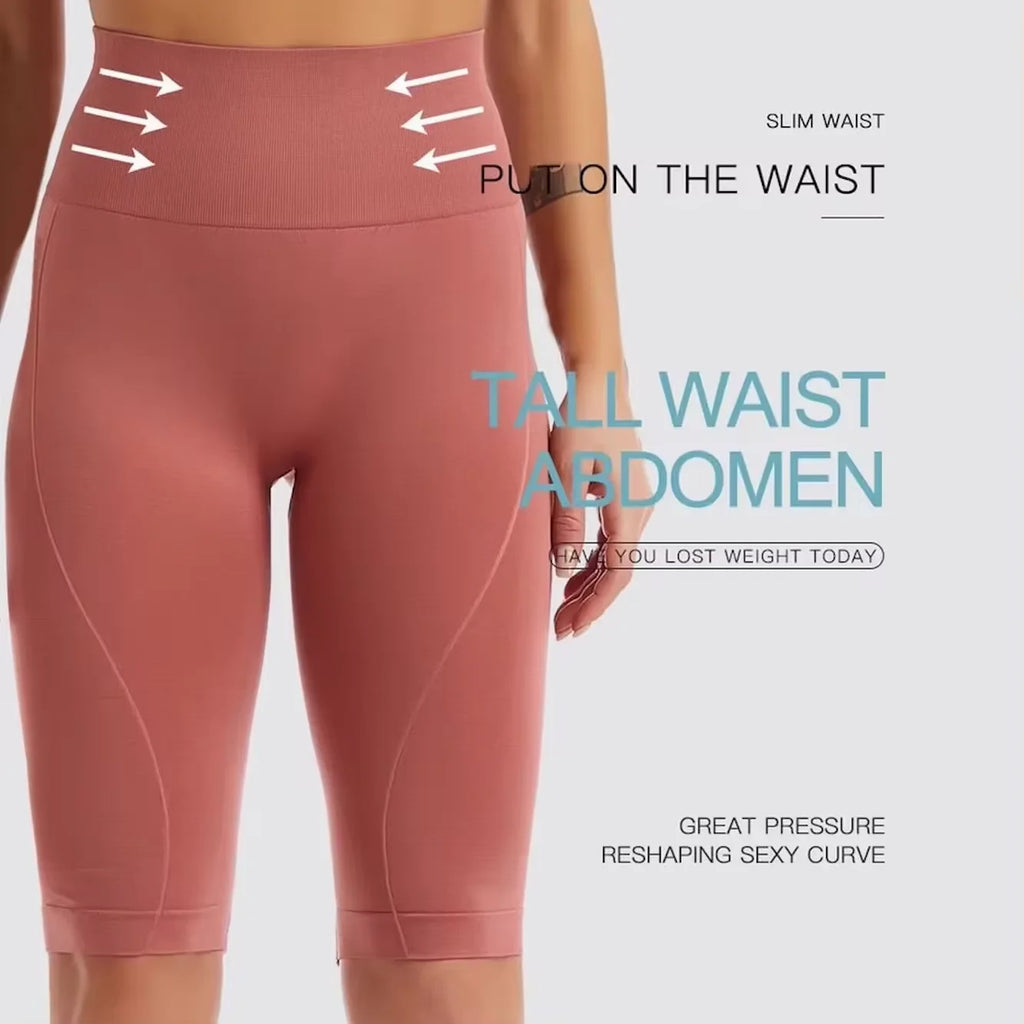 Frauen Naked Feeling Workout Push-Up-Leggings Bauchkontrolle Yoga Laufen Fitness Gym Slim Hosen Hohe Taille Sport Biker Shorts