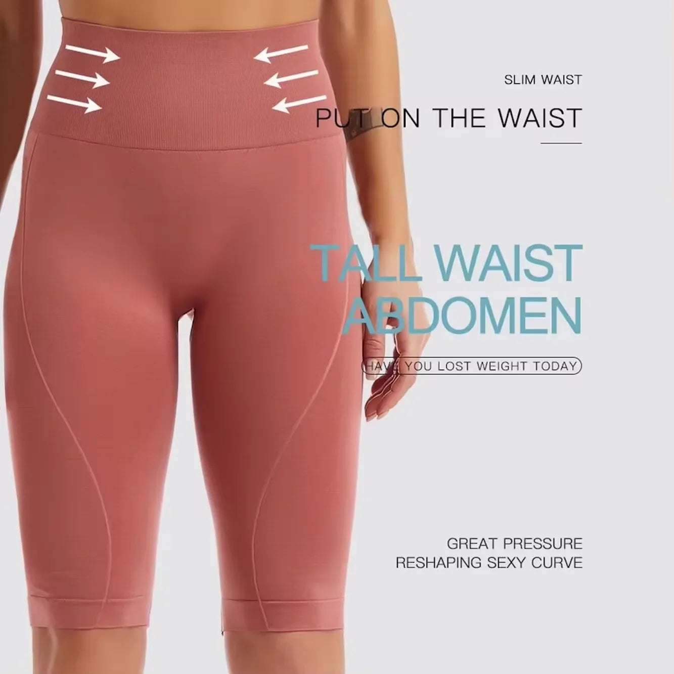 Frauen Naked Feeling Workout Push-Up-Leggings Bauchkontrolle Yoga Laufen Fitness Gym Slim Hosen Hohe Taille Sport Biker Shorts