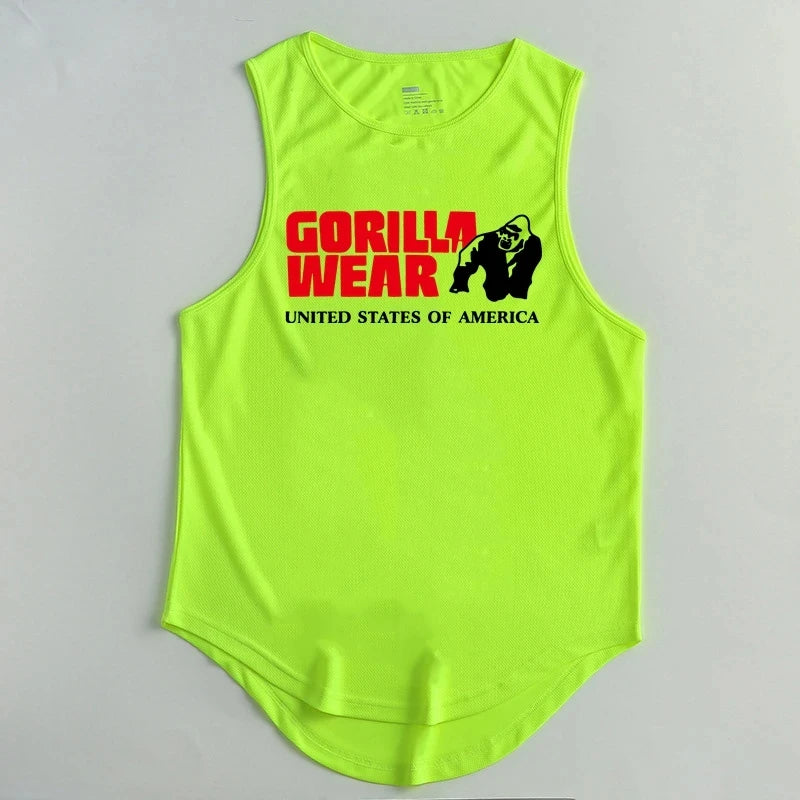 Gym Top Männer Männer Kleidung Fitness Kleidung Shirt Bodybuilding Westen Mann Weste Singulett Unterhemden muskulöse Stringer T-Shirts Tops