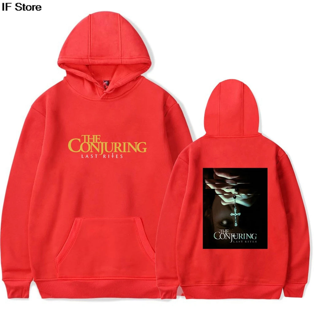 The Conjuring Last Rites Hoodies Cosplay Pullover Tv Show Sweatshirt Hip Hop Kleidung Mode Langarm Damen Herren Hoody