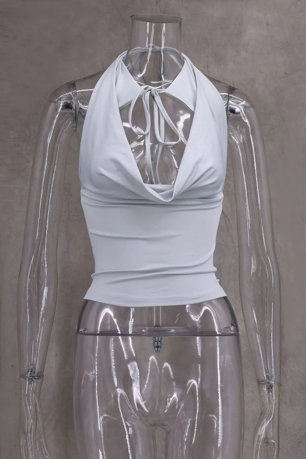 Sommer Frauen Solide Lace Up Sexy T-shirts Chic Halter-Backless Ärmellose Tank Tops Weibliche Y2K Elastizität Gestellte Junge Mädchen Top