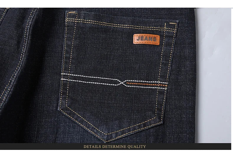 Neue Männer Klassische Jeans Jean Homme Pantalones Hombre Männer Mannen Weiche Schwarz Biker Masculino Denim Overalls Herren Hosen Größe 32-38