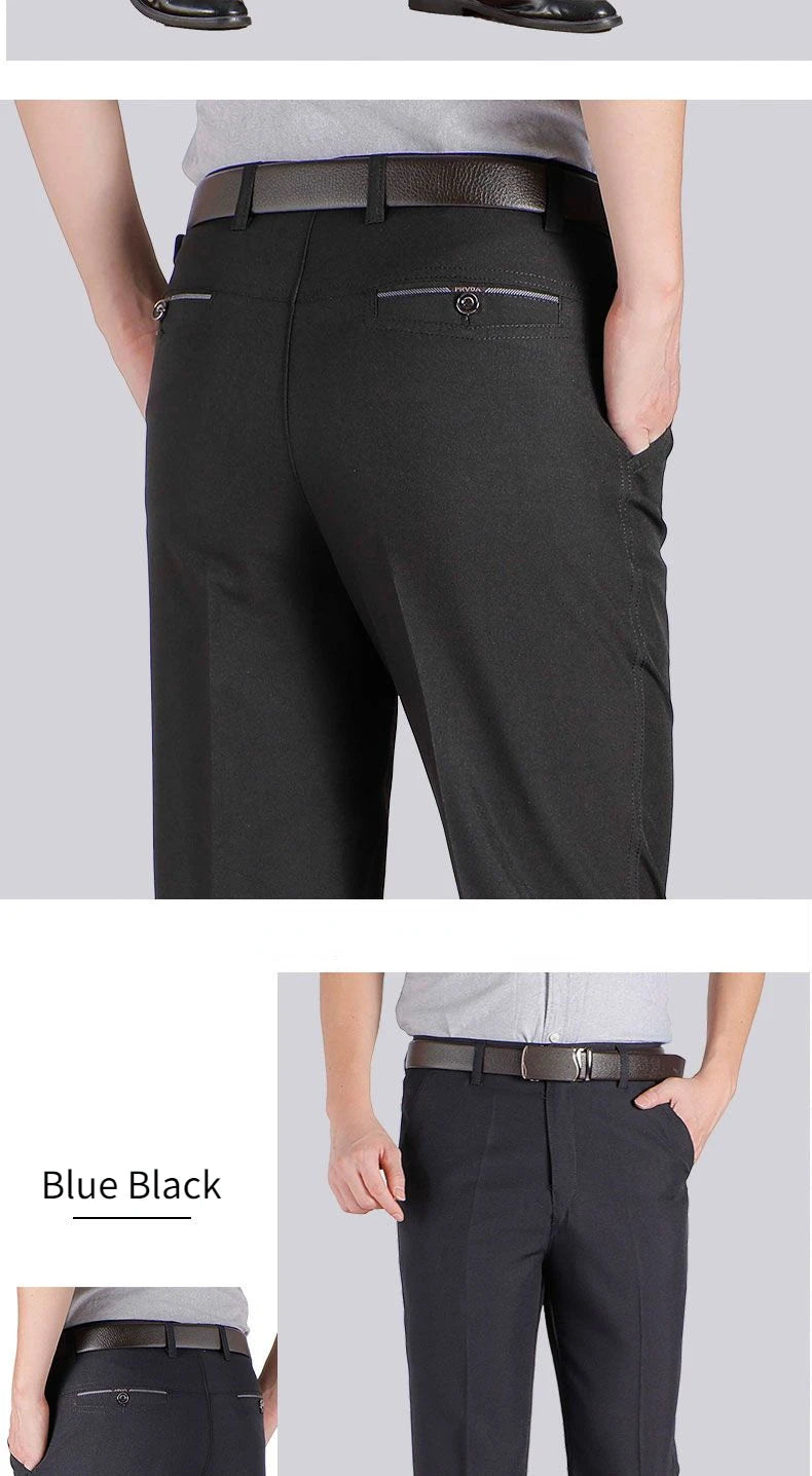 Hohe Qualität männer Anzug Hosen Klassische Sommer Frühling Hosen Hohe Taille Herbst Hosen Business Casual Hose Dropshipping Gozbkf