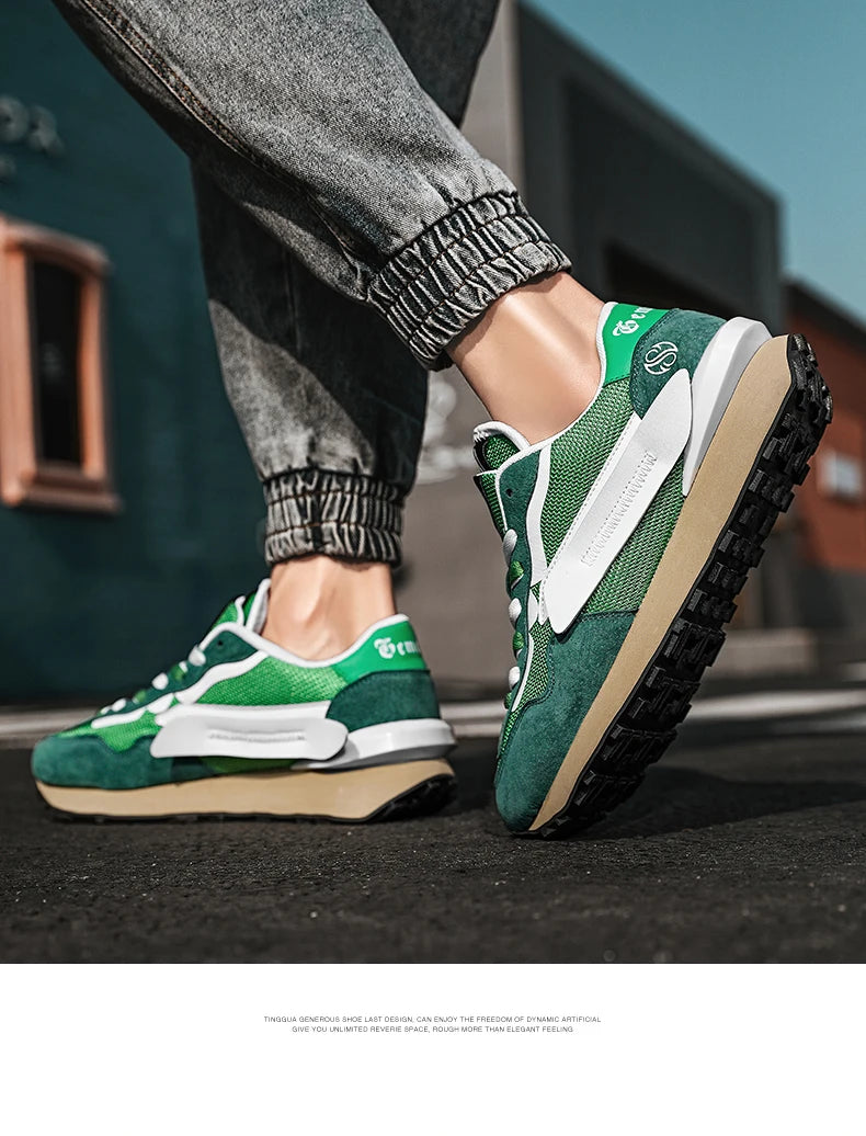 Herren Casual Cricket-Schuhe Modische Sneakers Forrest Gump Schuhe Wanderschuhe Tennis-Sportschuhe Straßenlaufschuhe