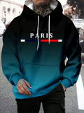 The new men's hooded sweatshirt for the autumn of 2025 is casual and fashionable The 3D letter print is soft and comfortable