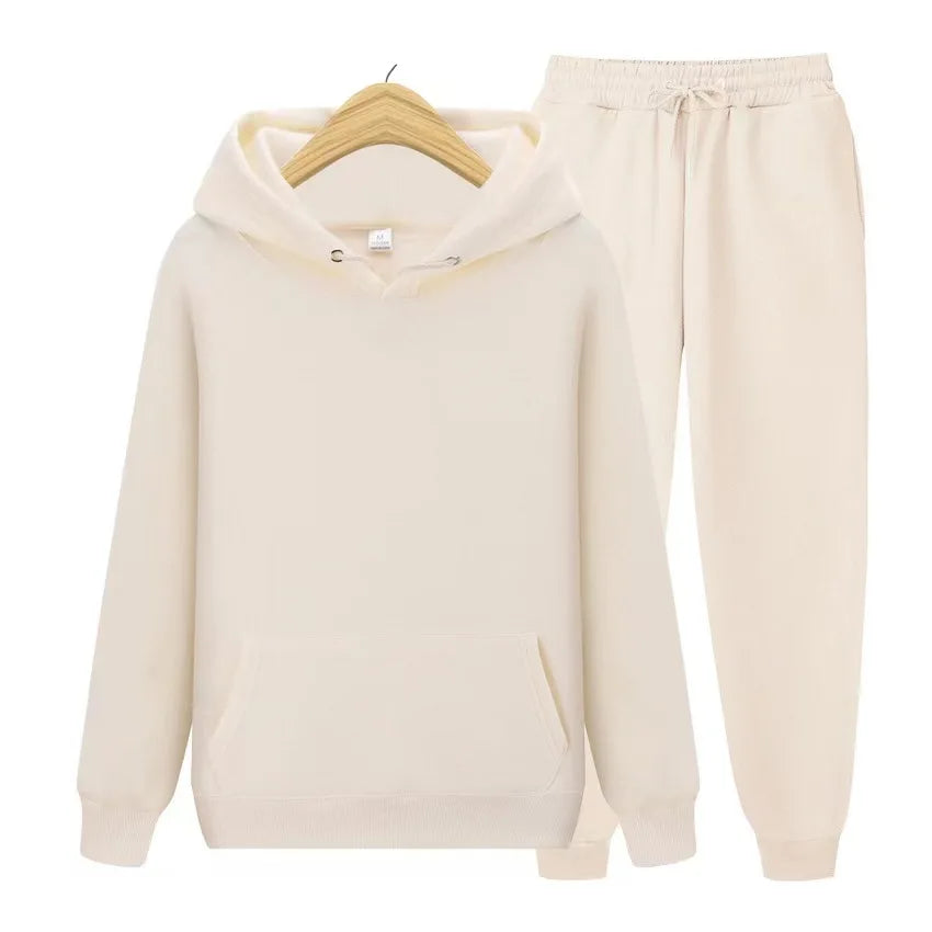 Jogging-Damen-Trainingsanzug, lässiger Damen-Sportanzug, locker und bequem, täglich, 2024, gestreift, Kapuzenpullover, zweiteiliges Set, passende Sets