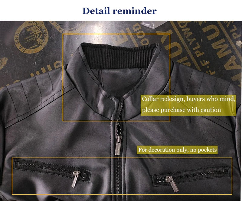 2024 motorrad Leder Jacken Mann Casual Mode Motorrad Mantel Slim Fit Revers PU Jacken Herbst Anti-wind Leder Mantel männlichen