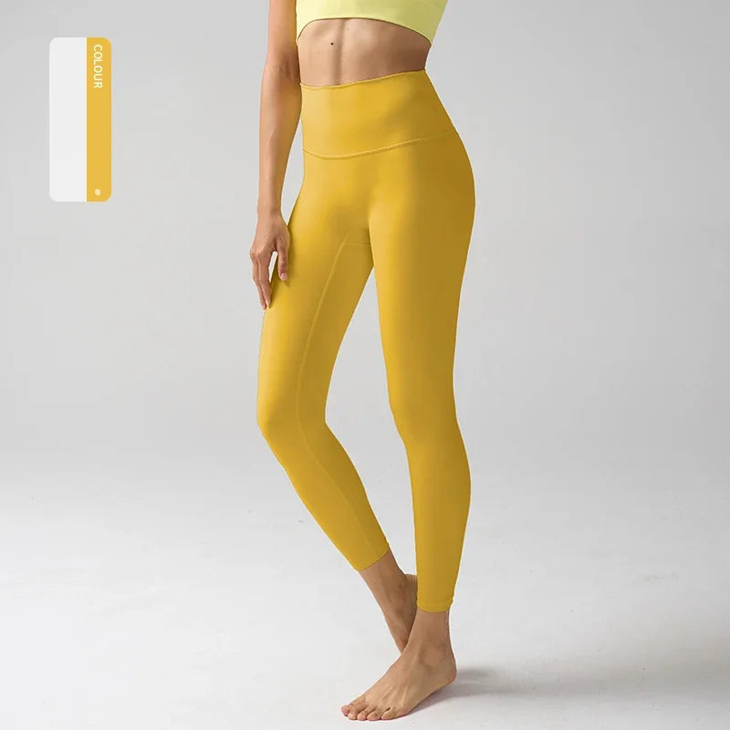 Hohe Taille Nacktgefühl Leggings Frauen Fitness Laufen Yoga Leggings Hosen Energie Gym Enge Leggings Lässige Workout Leggings