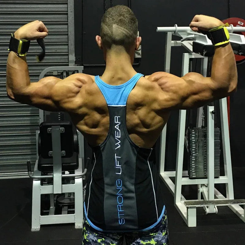 Herren-Bodybuilding-Tanktop, Fitnessstudios, Fitness, ärmelloses Hemd, 2025, neue männliche Baumwollkleidung, modisches Singlet-Weste, Unterhemd für Herren