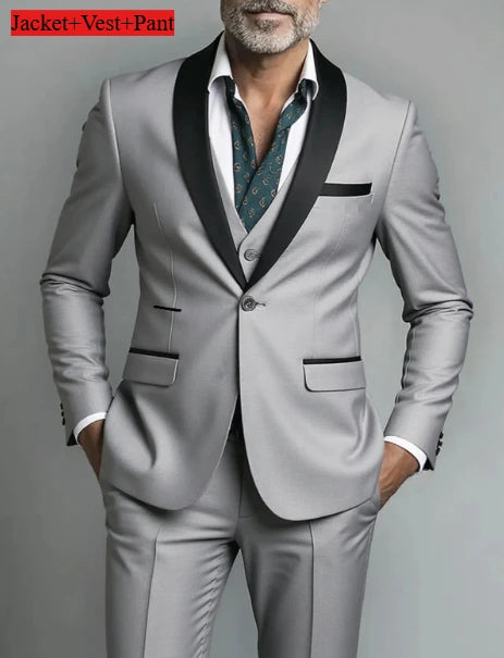 Männer Formale Slim Fit Smoking Prom Anzug Männlichen Bräutigam Hochzeit Blazer Hohe Qualität Trauzeuge Luxus Kleid Business Bankett Party Anzug