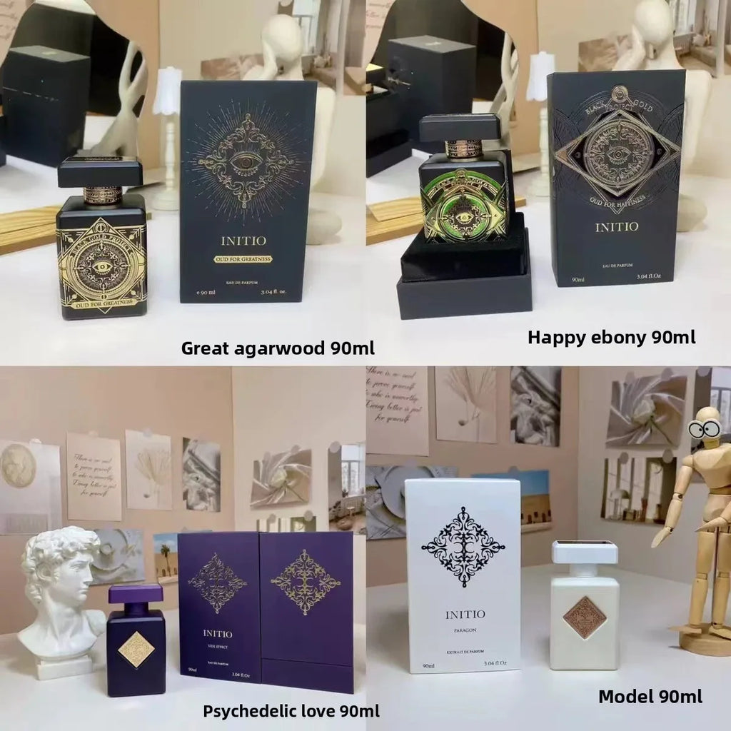 90 ml Parfüm Oud Vanilla Moschus Rose für elegante, reiche Unisex, langanhaltender orientalischer holziger Duft, täglicher Duft, Nischenparfums