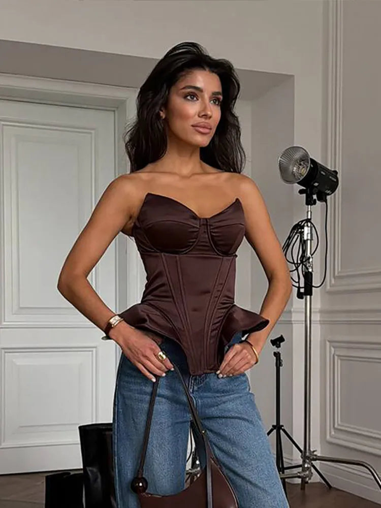 Solide braune flauschige Pelzjacke für Damen, lässig, Revers, lockere lange Ärmel, verdickt, warmer Kurzmantel, 2025, Winter, neue Dame, Pendelkleidung