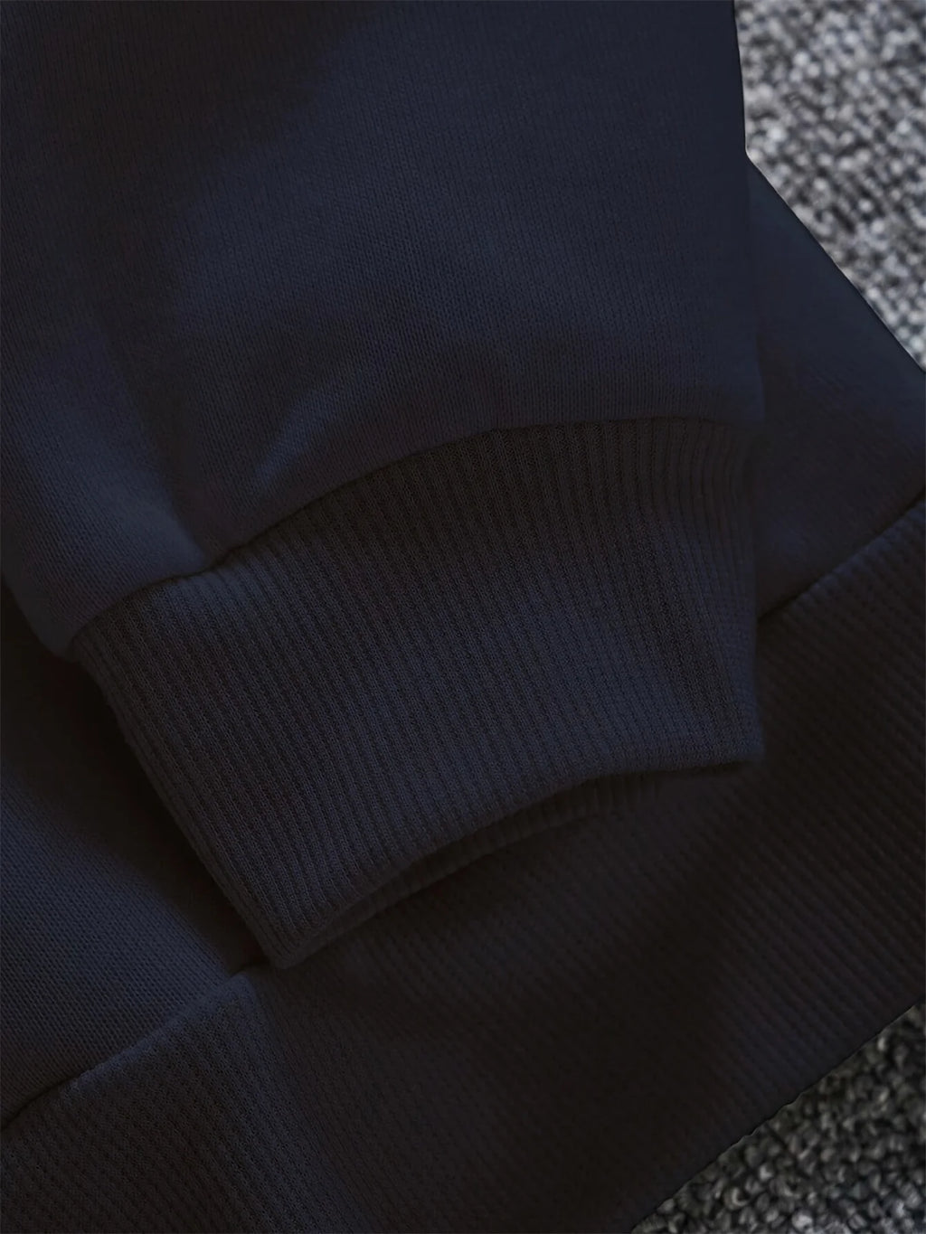Men's autumn and winter fashionable casual loose London England graphic printed long sleeved round neck sweatshirt