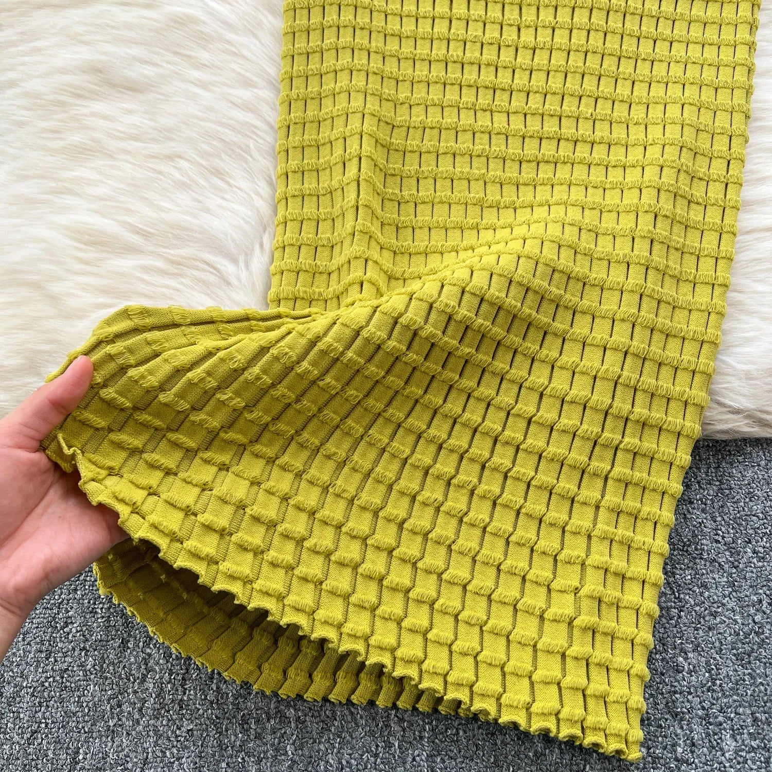 Sommer Frauen Mode Rock Set sexy ärmellose Tanktops hohe Taille schlanke lange Saya weibliche zweiteilige Anzüge stricken feste Kleidung