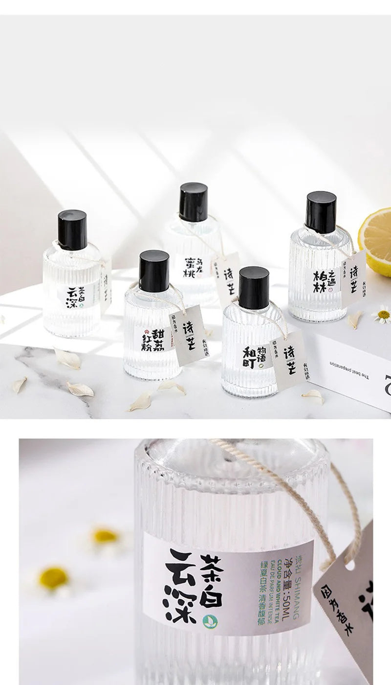 Originalmarke Wataru Monogatari Parfüm – 50 ml, langanhaltender leichter Duft, für Männer und Frauen, japanischer Stil, frisch und minimalistisch