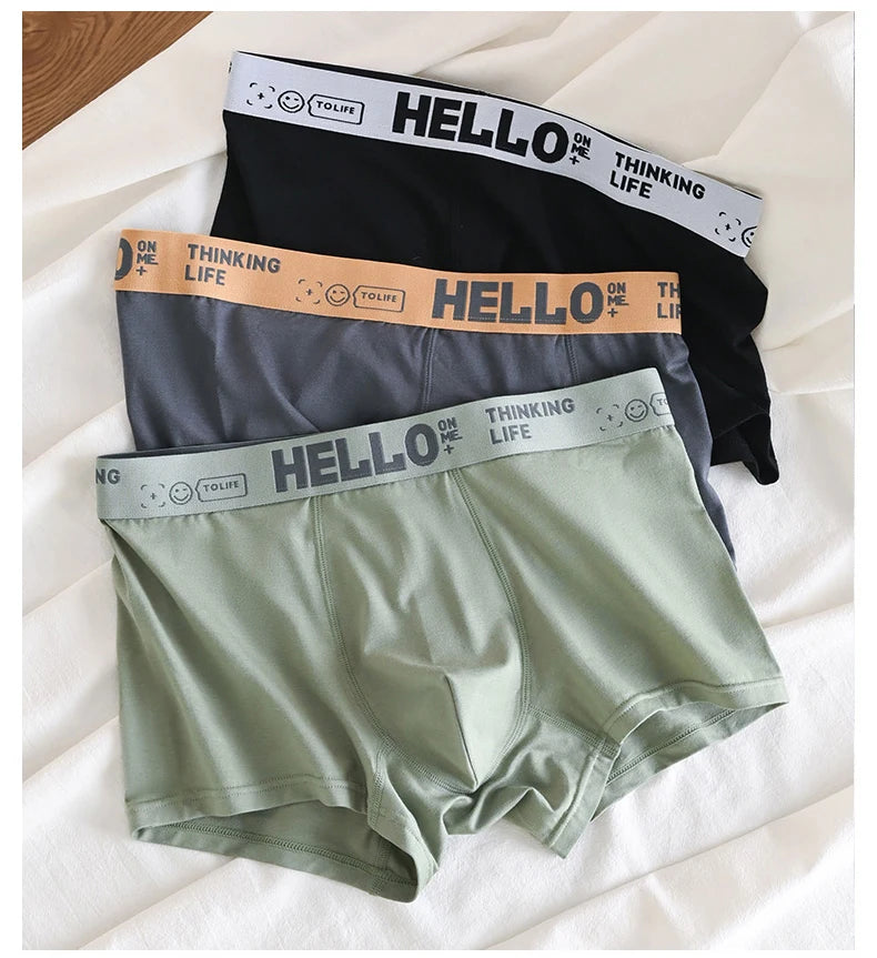 1/5 Stück Herrenunterwäsche, atmungsaktiv, bequem, schnell trocknend, dehnbar, Boxershorts, sexy Unterhosen, trendige Boxershorts für Herren