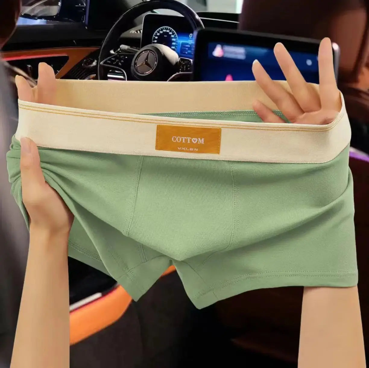 4 stücke Männer Unterwäsche Baumwolle BoxerShorts Hombre Höschen Mann Atmungsaktive Unterhose Sexy Sport Komfort Männliche Boxer Große Größe L-7XL