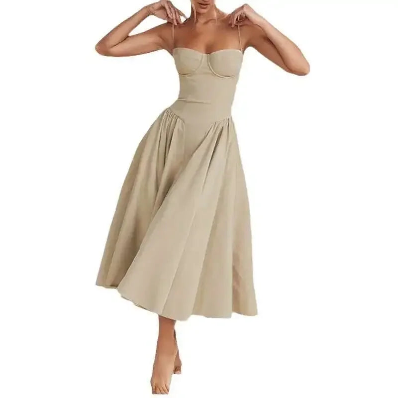 Sommer Sexy Frauen Kleid Böhmen Lange Kleider Luxus Elegante V-ausschnitt Ärmellose Slip Blume Strand Sommerkleid Kleid für Weibliche 2025