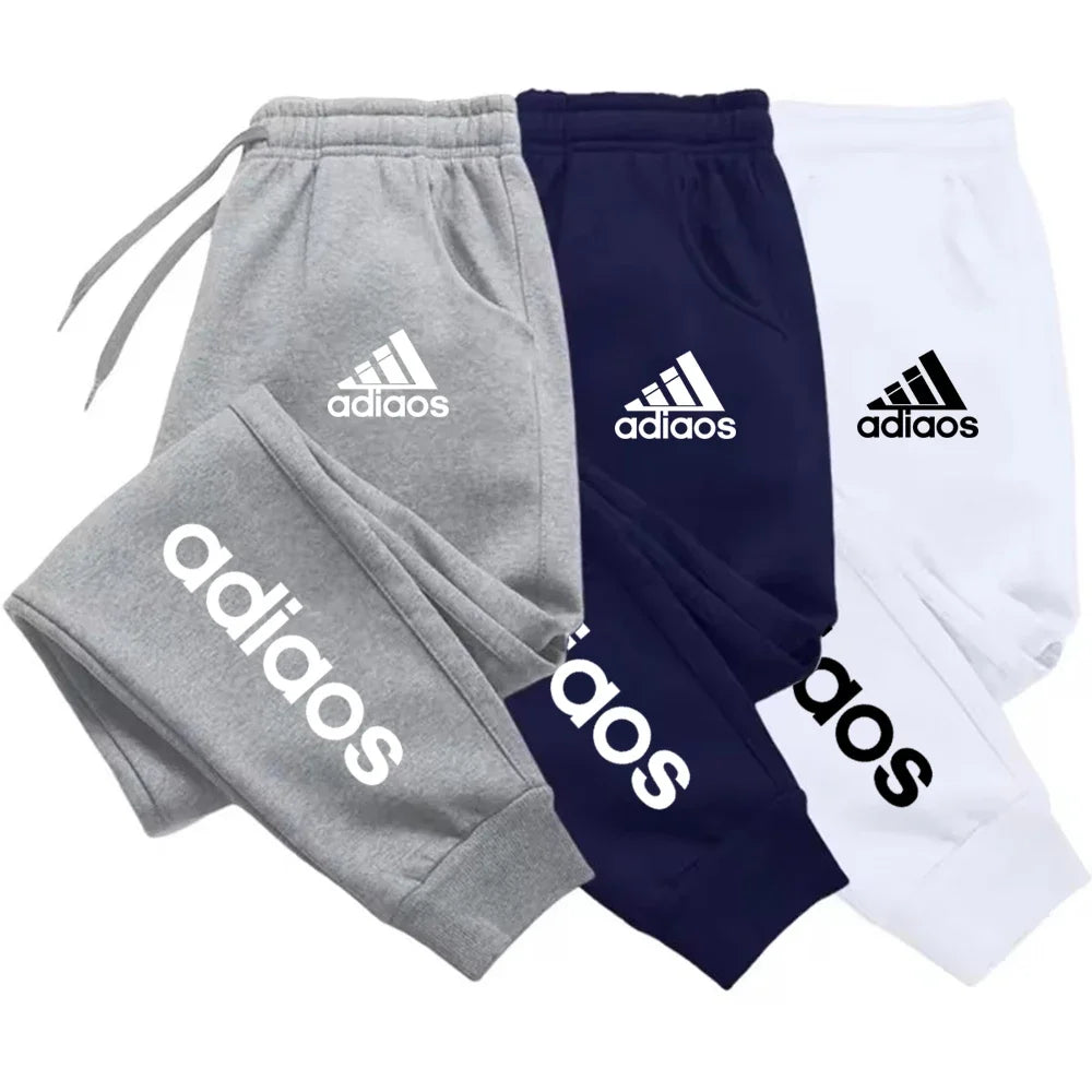 Herren-Jogginghose, trendige Herbst- und Winter-Sporthose, Jogging-Fitness-Laufhose, lässig, trendig, bequem und fas