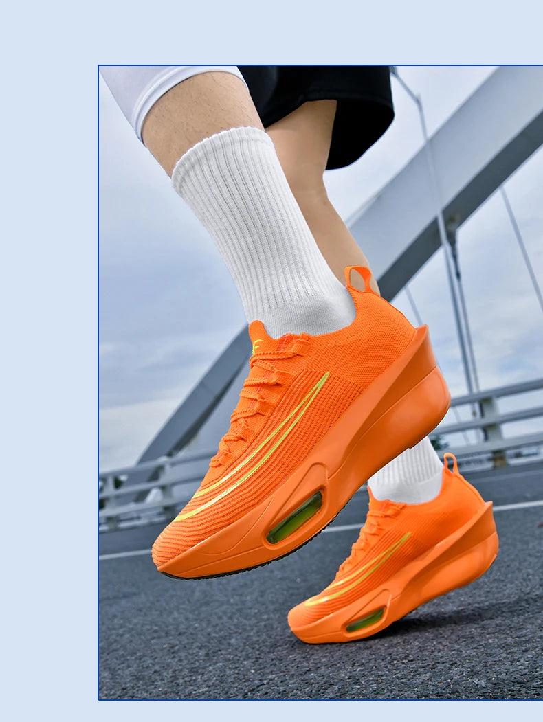 Luftpolster-Laufschuhe, Marathon-Spezialität, Herren, Sport, atmungsaktiv, leicht, Damen, bequem, sportlich, rutschfest
