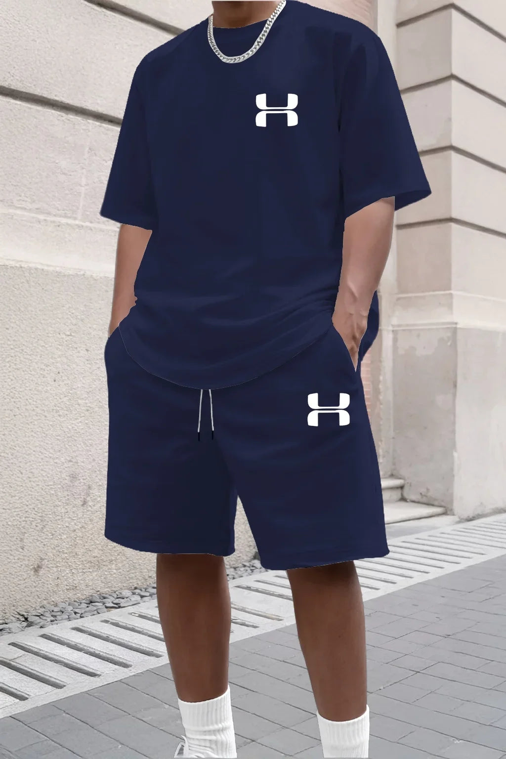 2026 Herren Sportanzug-Set, bestehend aus kurzem Hemd und Sportshorts, zwei Freizeitanzüge