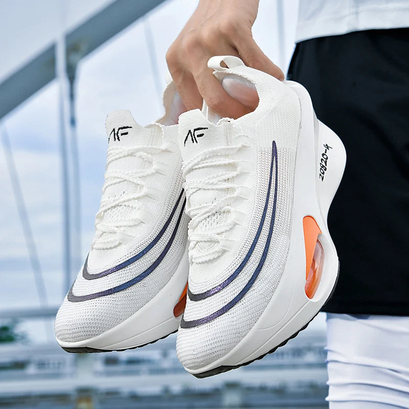 Luftpolster-Laufschuhe, Marathon-Spezialität, Herren, Sport, atmungsaktiv, leicht, Damen, bequem, sportlich, rutschfest
