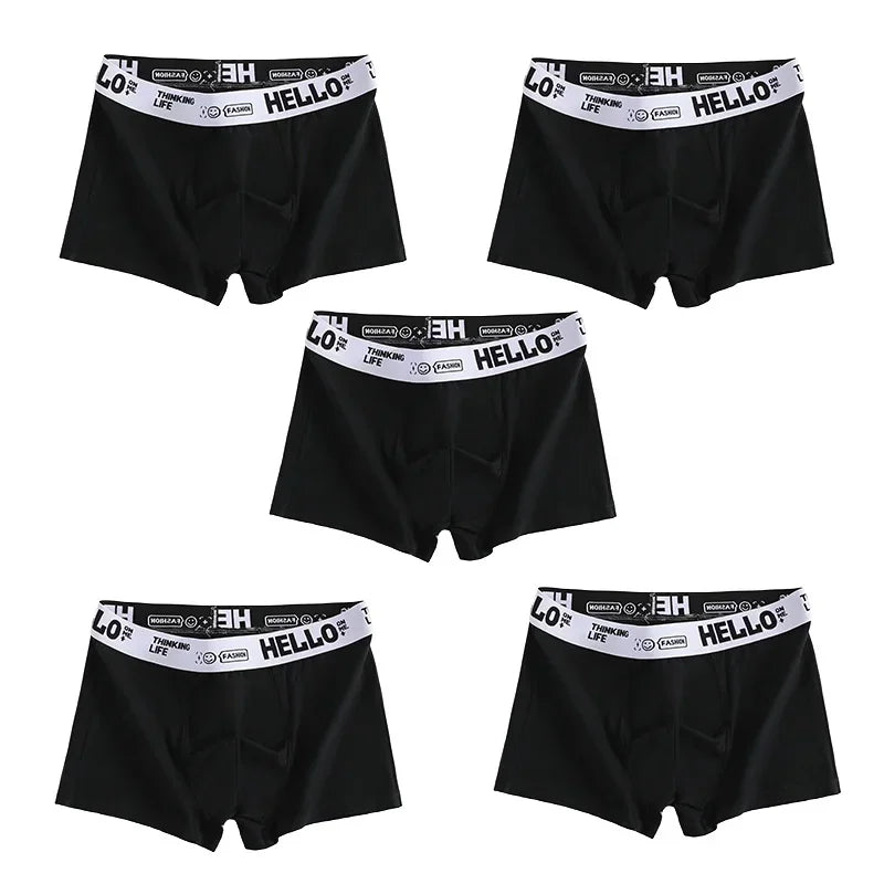 1/5 Stück Herrenunterwäsche, atmungsaktiv, bequem, schnell trocknend, dehnbar, Boxershorts, sexy Unterhosen, trendige Boxershorts für Herren