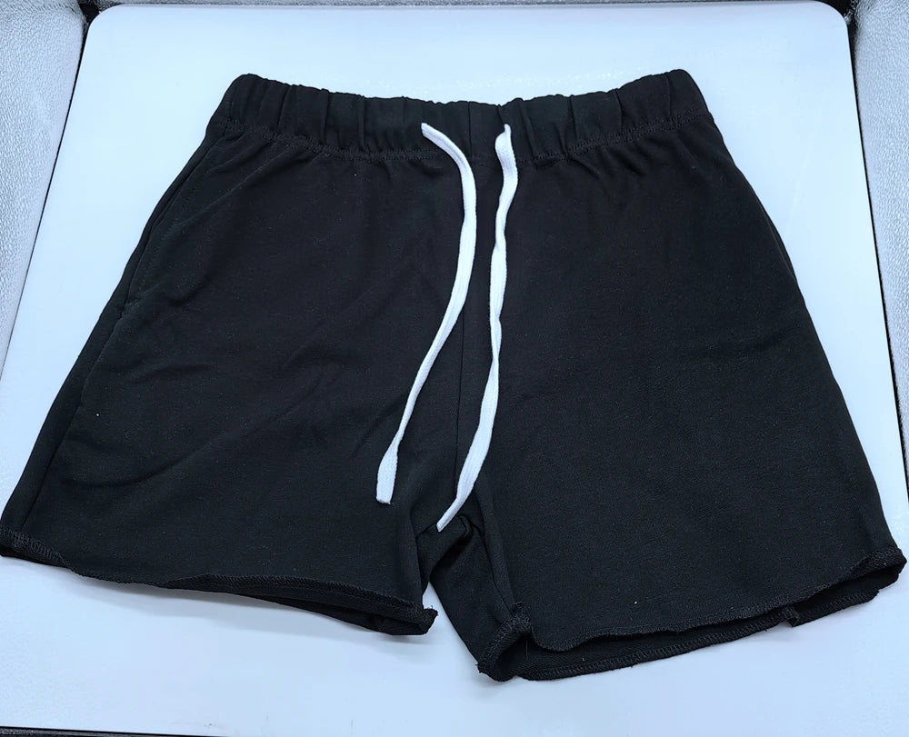 Herren Training Sporta nzüge Fitness Fitness Kits Sportswear Hoodie Pullover Kapuzen shorts Jogging-Sets Baumwolle Lauf anzüge