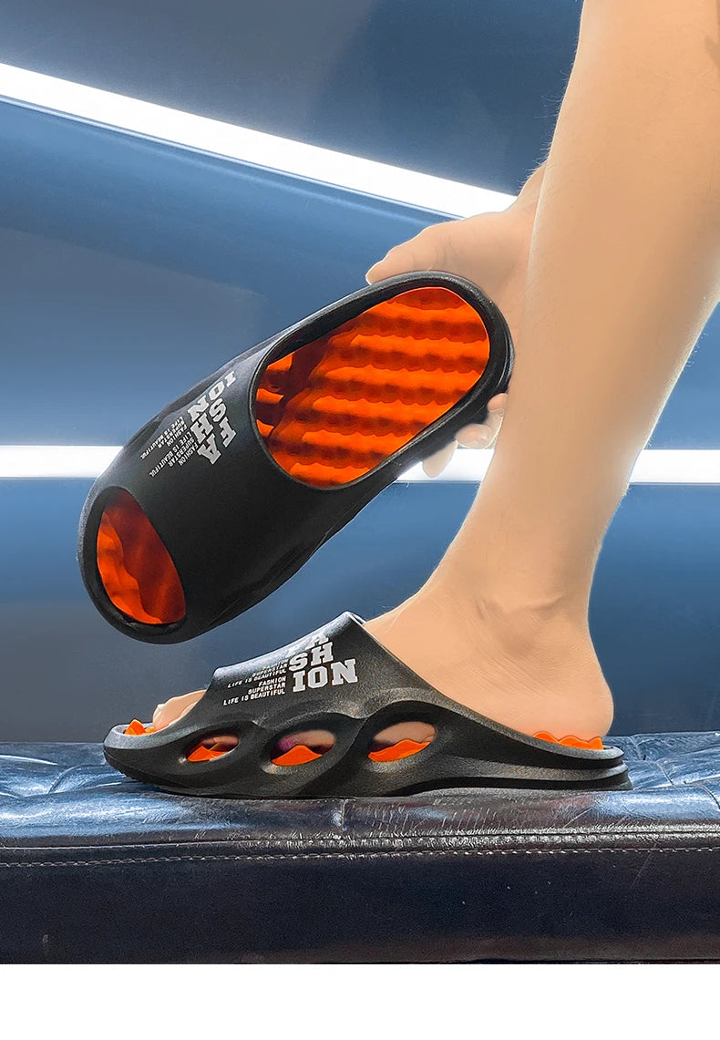 Männer Mode Massage Hausschuhe Indoor/Outdoor Sandalen Strand Flip Flop Dicke Sohle Männliche Rutschen Sommer Nicht-Slip Männer Dusche hausschuhe