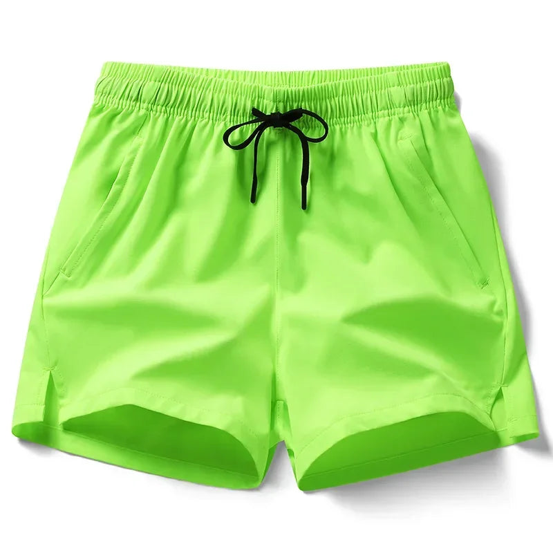 Gym Shorts Herren Sport Jogginghose Taschen Gym Casual Shorts Basic Leichte Hosen Laufen Jogging Strand Shorts Männer Bademode