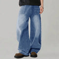 Vier Saison Herren Jeans Koreanische Version Student Casual Hosen High Street Gerade Lose Breite Bein Jeans Schwarz Grau Blau Baggy Jean