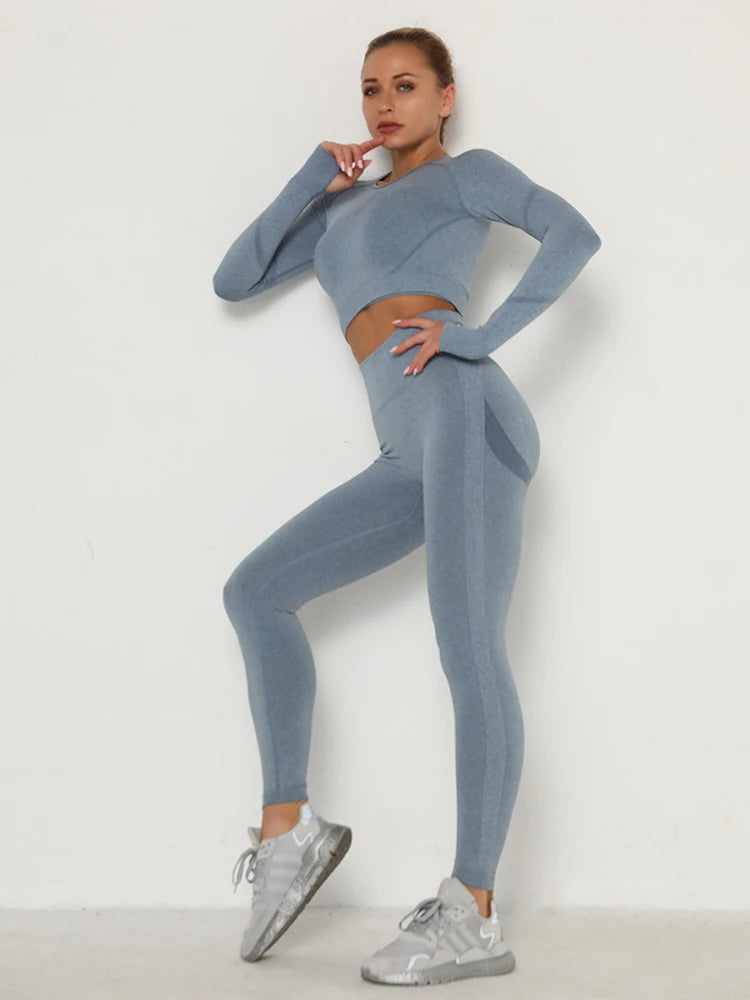 Frauen Nahtlose Workout Leggings Hohe Taille Push-Up-Leggings Damen Sexy Gym Legging Mode Schwarz Sport Leggings