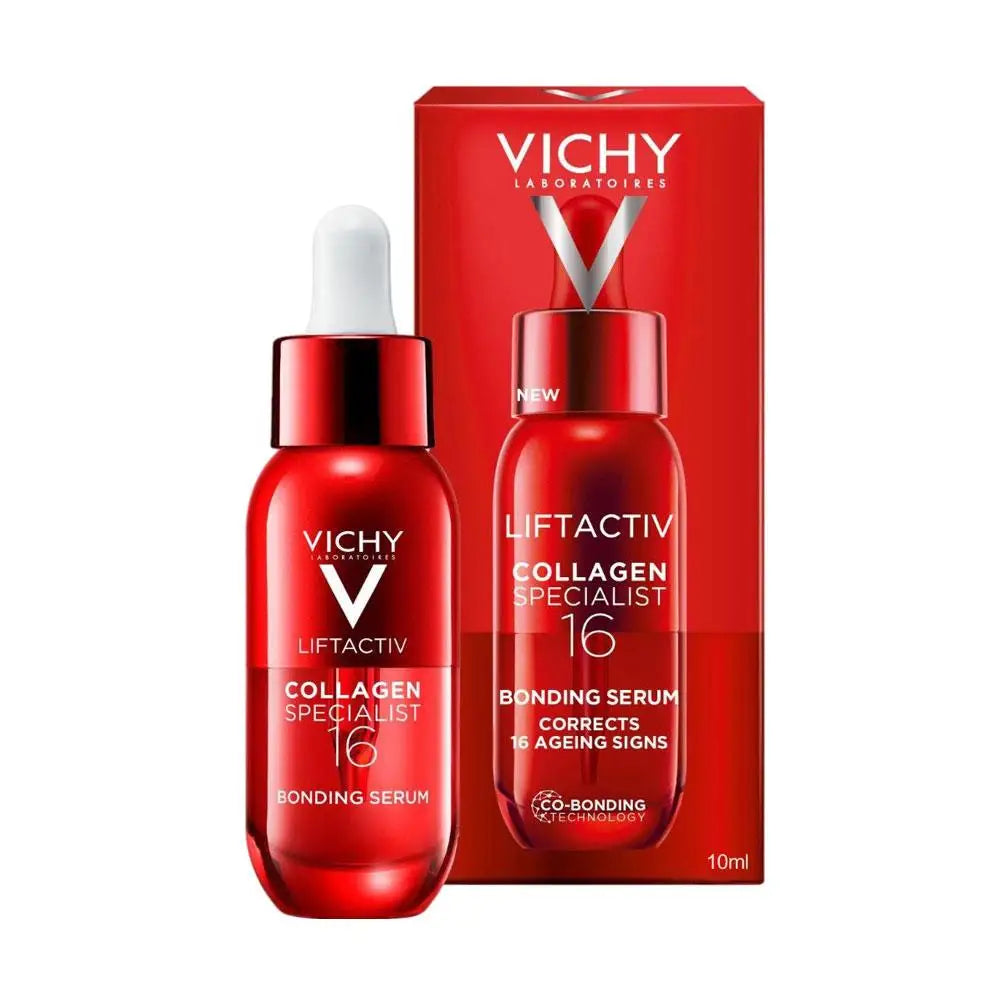 VICHY 10 ml Collagen 16 In 1 Essence Double Barrier Moisturizing Repair Face Essence Antioxidant Deep Nourish Essence Skin Care