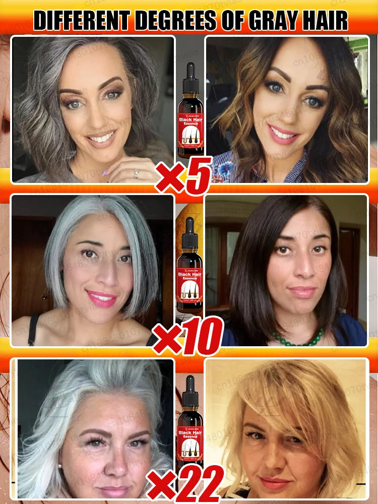 Ich will keine weißen Haare. Ich will meine schwarzen Haare